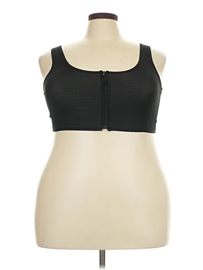Pre-owned Unbranded Sports Bra In Black