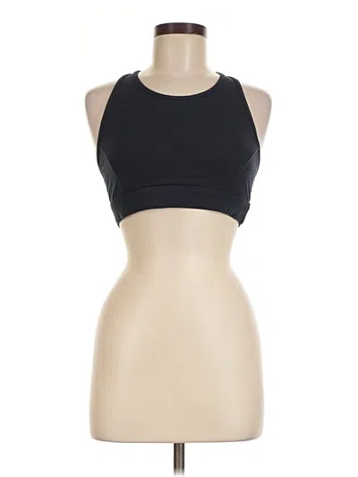 Pre-owned Unbranded Sports Bra In Black