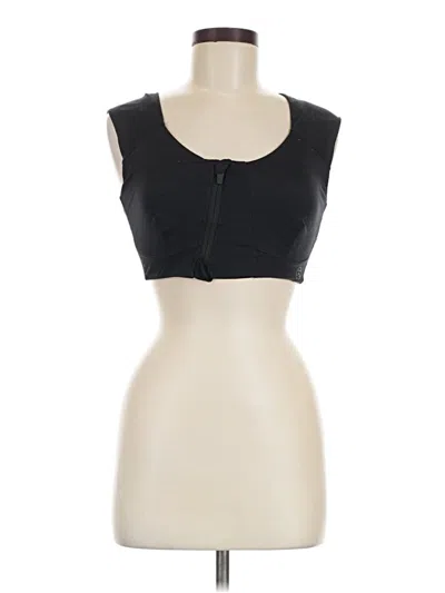 Pre-owned Unbranded Sports Bra In Black