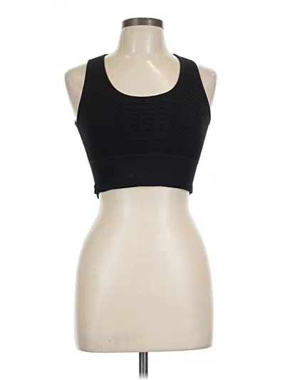 Pre-owned Unbranded Sports Bra In Black
