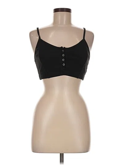 Pre-owned Unbranded Sports Bra In Black