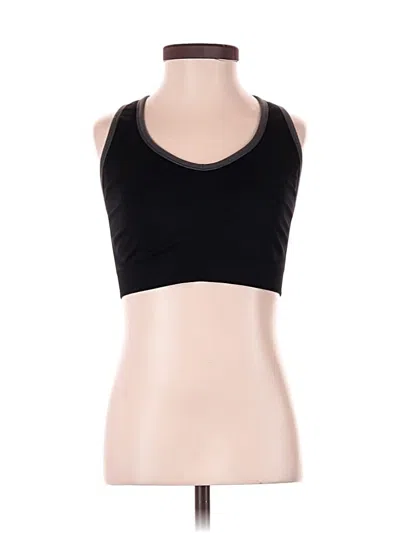 Pre-owned Unbranded Sports Bra In Black