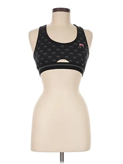 Pre-owned Unbranded Sports Bra In Black