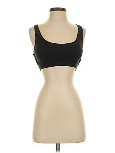 Pre-owned Unbranded Sports Bra In Black