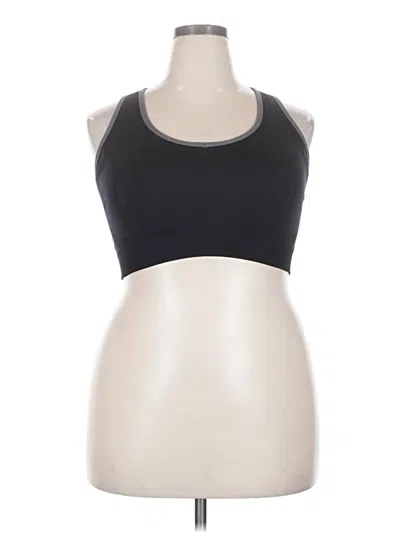 Pre-owned Unbranded Sports Bra In Black
