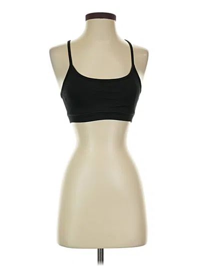 Pre-owned Unbranded Sports Bra In Black