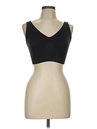 Pre-owned Unbranded Sports Bra In Black