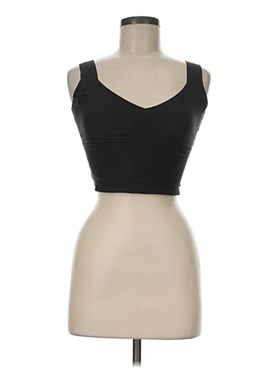 Pre-owned Unbranded Sports Bra In Black