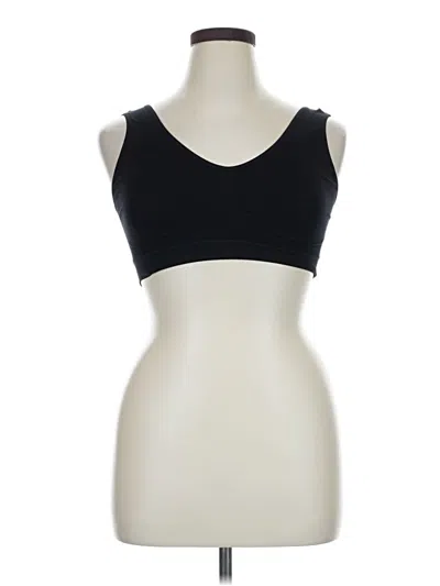 Pre-owned Unbranded Sports Bra In Black
