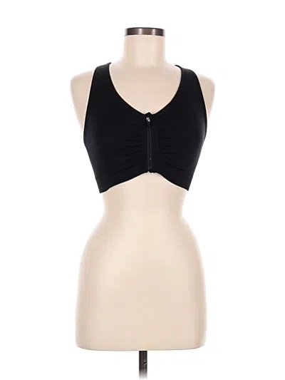 Pre-owned Unbranded Sports Bra In Black