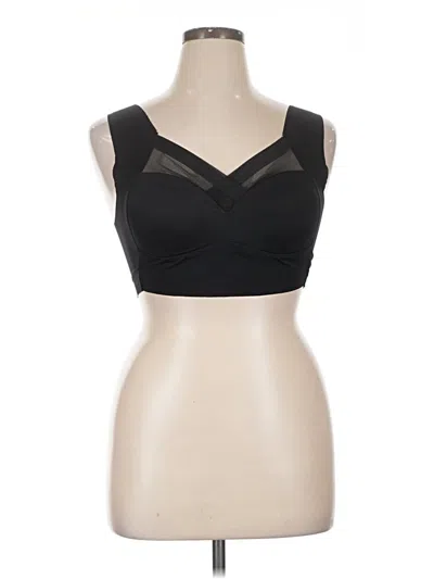 Pre-owned Unbranded Sports Bra In Black