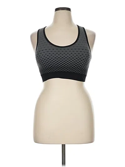 Pre-owned Unbranded Sports Bra In Black