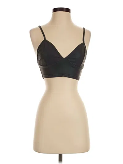 Pre-owned Unbranded Sports Bra In Black