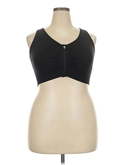 Pre-owned Unbranded Sports Bra In Black