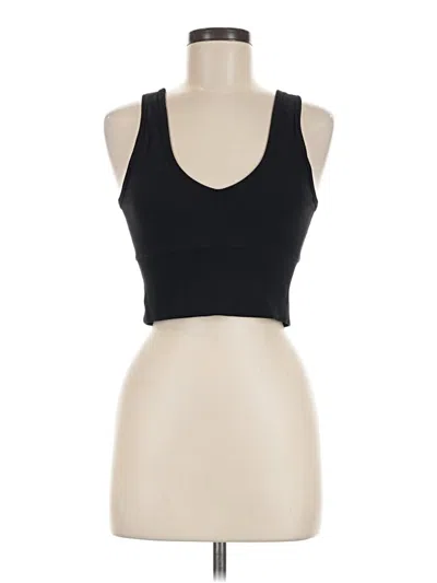 Pre-owned Unbranded Sports Bra In Black