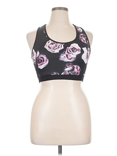 Pre-owned Unbranded Sports Bra In Black