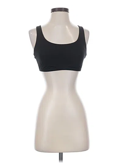 Pre-owned Unbranded Sports Bra In Black