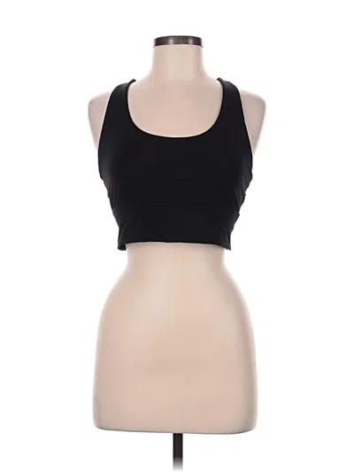 Pre-owned Unbranded Sports Bra In Black