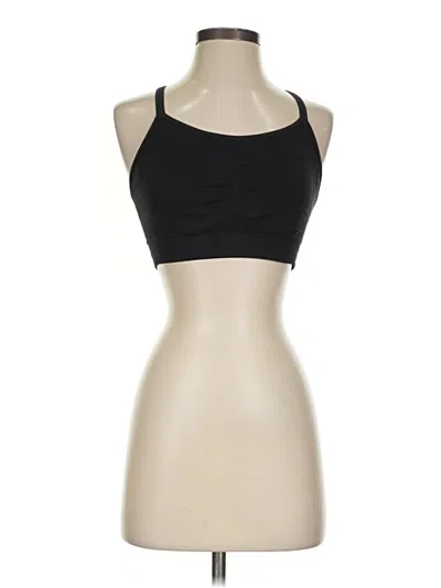 Pre-owned Unbranded Sports Bra In Black