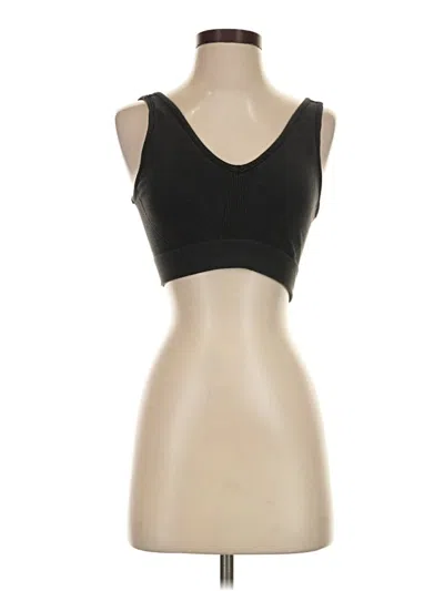 Pre-owned Unbranded Sports Bra In Black