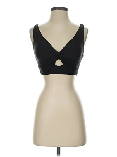 Pre-owned Unbranded Sports Bra In Black