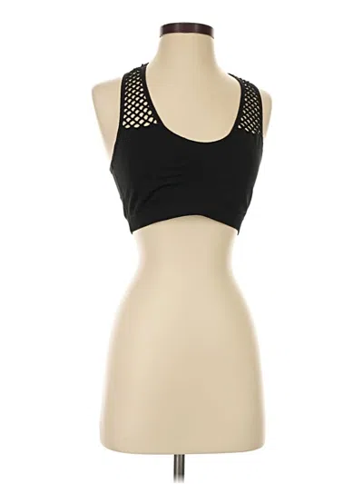 Pre-owned Unbranded Sports Bra In Black