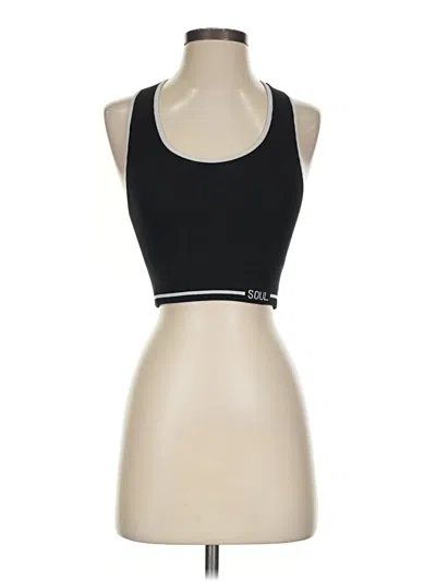Pre-owned Unbranded Sports Bra In Black