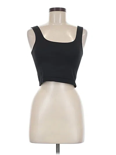 Pre-owned Unbranded Sports Bra In Black