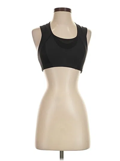 Pre-owned Unbranded Sports Bra In Black