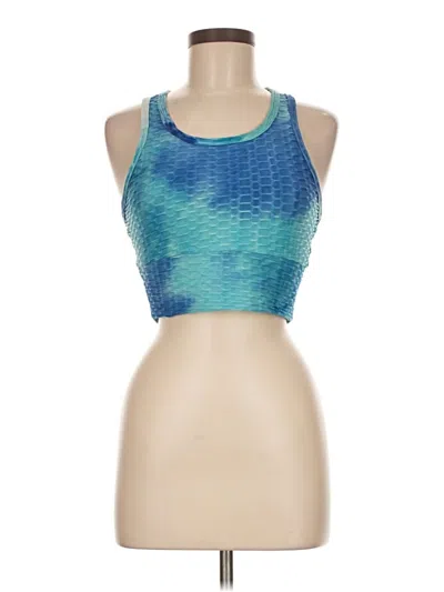 Pre-owned Unbranded Sports Bra In Blue