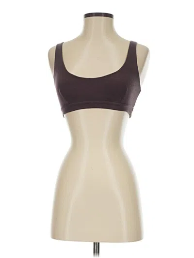 Pre-owned Unbranded Sports Bra In Brown
