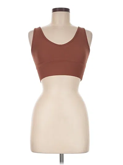 Pre-owned Unbranded Sports Bra In Brown