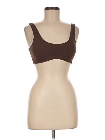 Pre-owned Unbranded Sports Bra In Brown