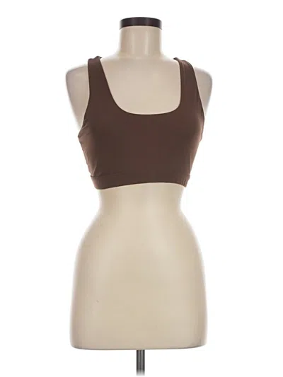 Pre-owned Unbranded Sports Bra In Brown