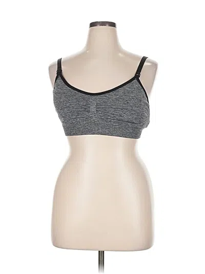 Pre-owned Unbranded Sports Bra In Gray