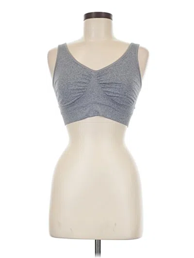 Pre-owned Unbranded Sports Bra In Gray