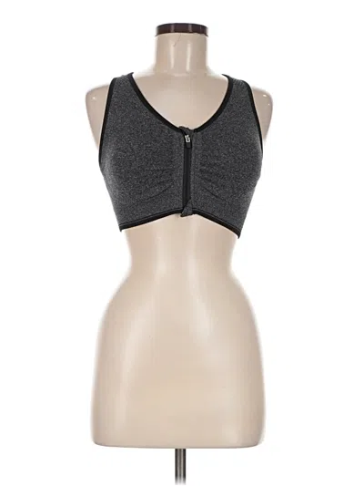 Pre-owned Unbranded Sports Bra In Gray