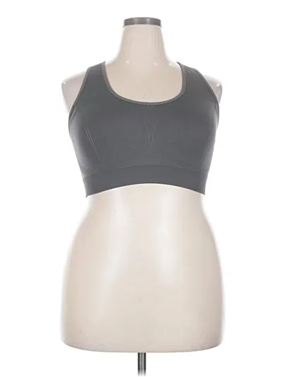 Pre-owned Unbranded Sports Bra In Gray