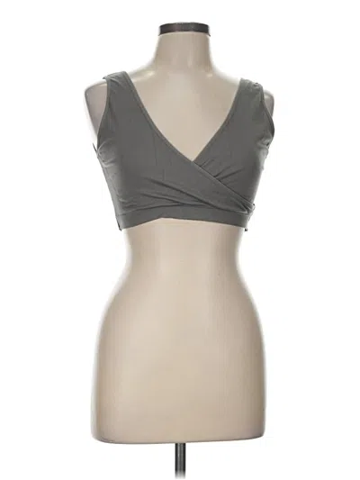 Pre-owned Unbranded Sports Bra In Gray