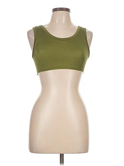 Pre-owned Unbranded Sports Bra In Green