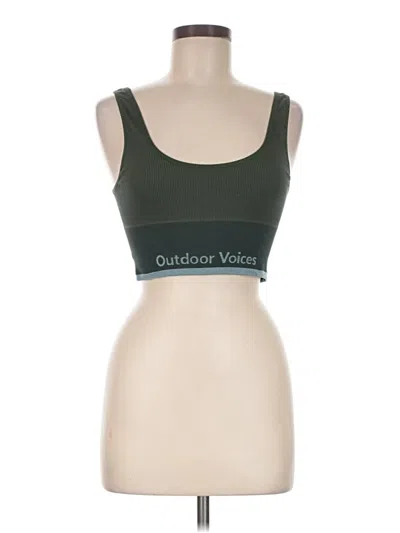 Pre-owned Unbranded Sports Bra In Green