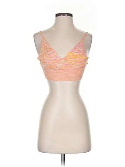 Pre-owned Unbranded Sports Bra In Orange