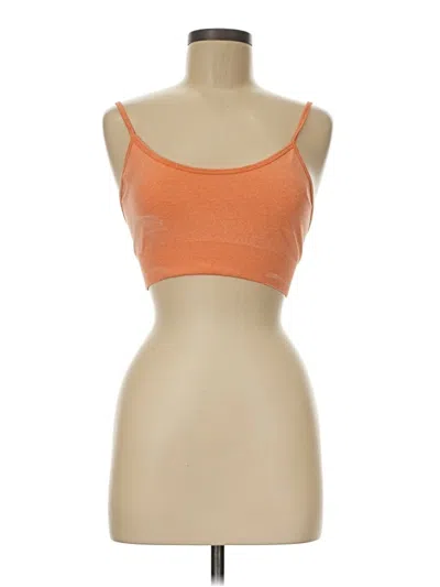 Pre-owned Unbranded Sports Bra In Orange
