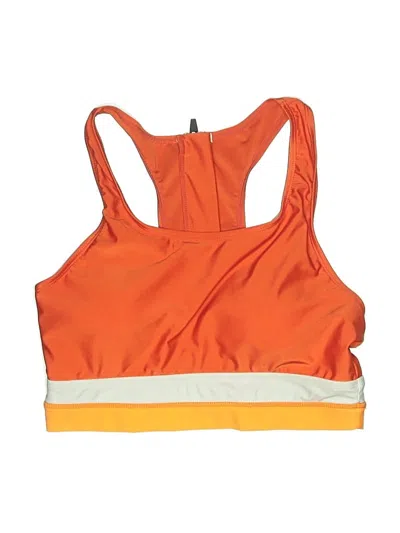 Pre-owned Unbranded Sports Bra In Orange