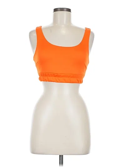 Pre-owned Unbranded Sports Bra In Orange