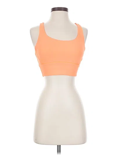 Pre-owned Unbranded Sports Bra In Orange