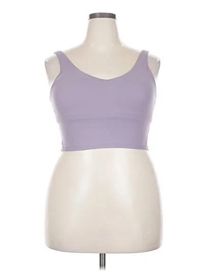 Pre-owned Unbranded Sports Bra In Purple