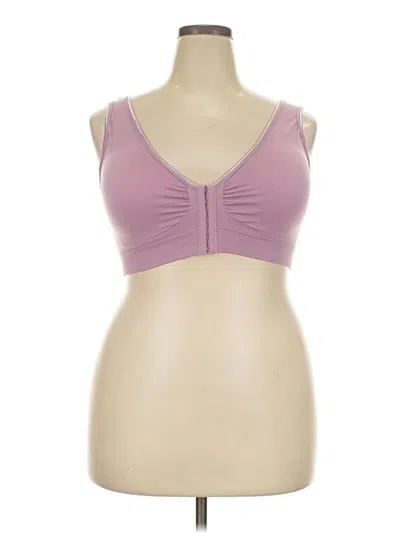Pre-owned Unbranded Sports Bra In Purple