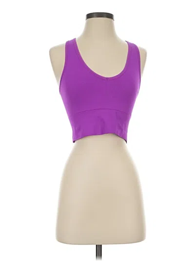 Pre-owned Unbranded Sports Bra In Purple