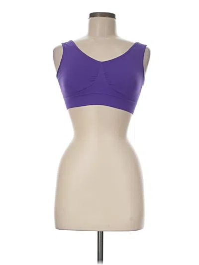 Pre-owned Unbranded Sports Bra In Purple